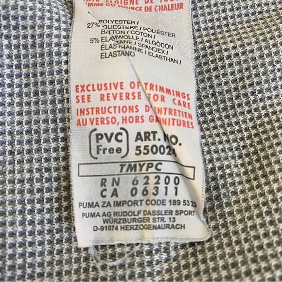 Puma Red Bull Racing Team Gray Henley Tee Size M - Picture 9 of 11